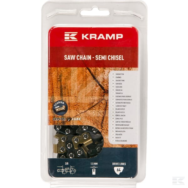 3/8 1.6mm 64 drive link chain